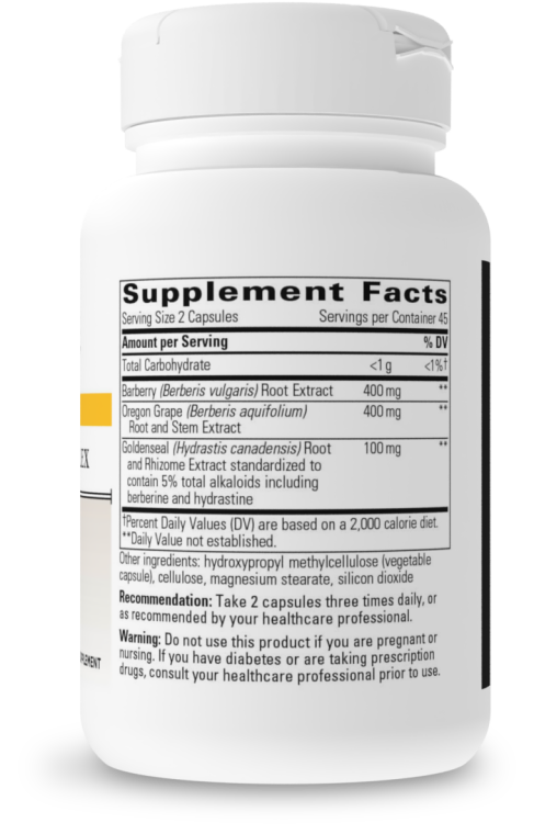 Integrative Therapeutics Berberine Complex (90 capsules) - View 2