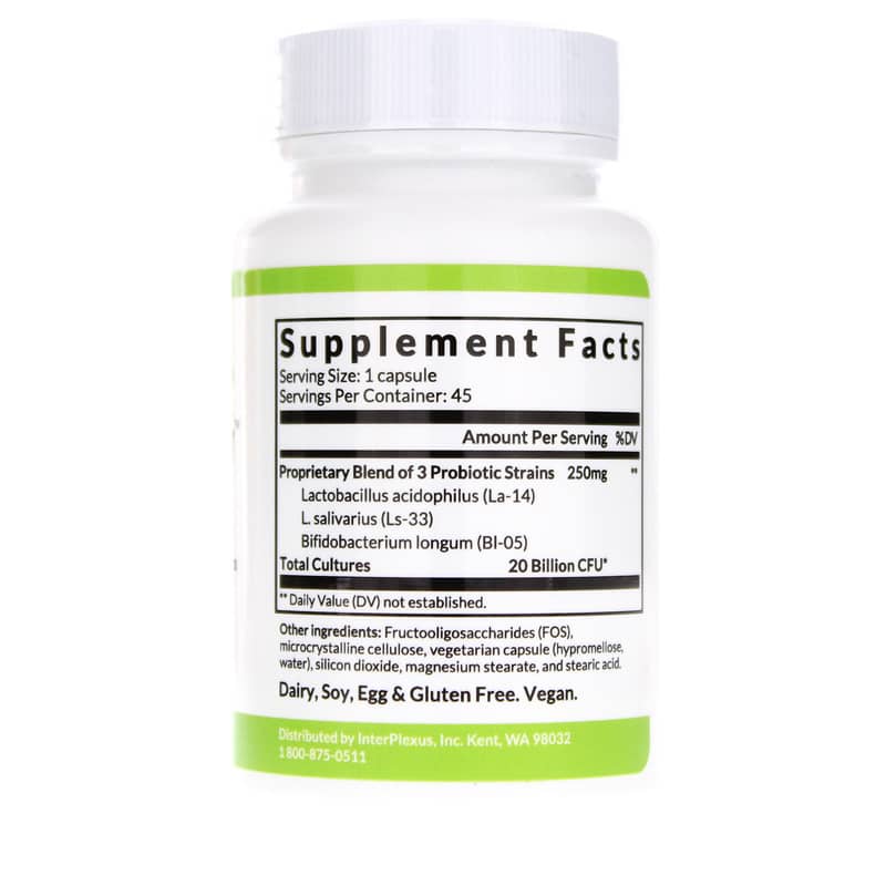 Interplexus Fortefy Probiotics (45 capsules) - View 2