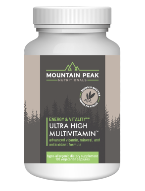 Mountain Peak Nutritionals Ultra High Formula Multi Vitamin/Mineral (180 vegetarian capsules)