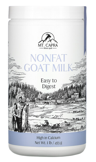 Mt. Capra Goat Milk Powder - CapraMilk Non-fat (16 oz.)