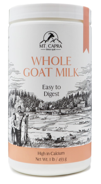 Mt. Capra Goat Milk Powder - CapraMilk Whole (16 oz.)