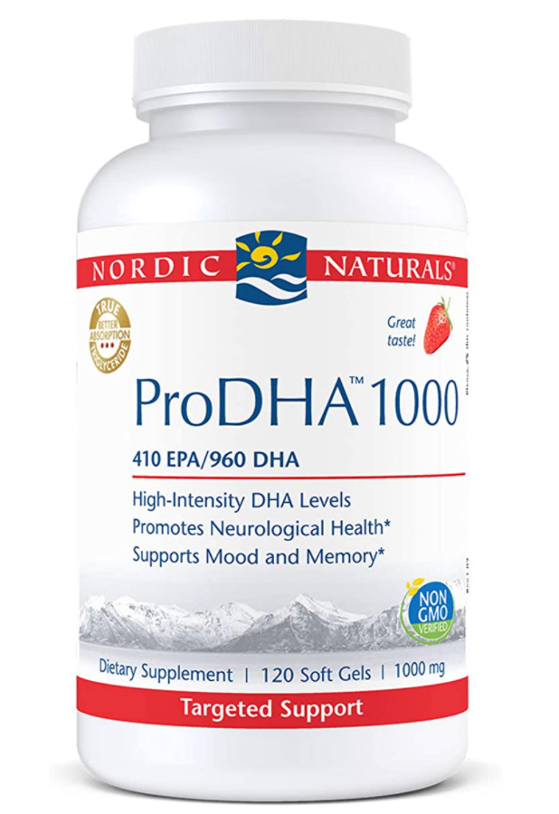 Nordic Naturals ProDHA 1000 Strawberry (120 soft gels)
