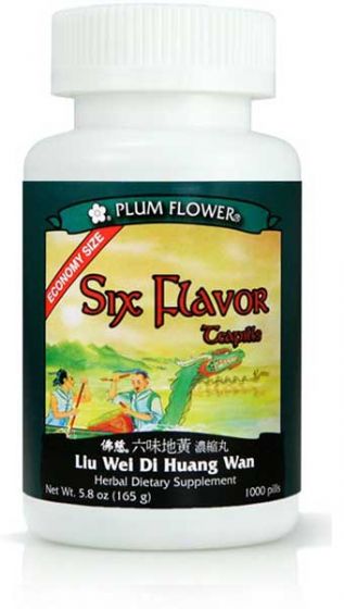 Plum Flower Six Flavor Teapills (1000 pills)