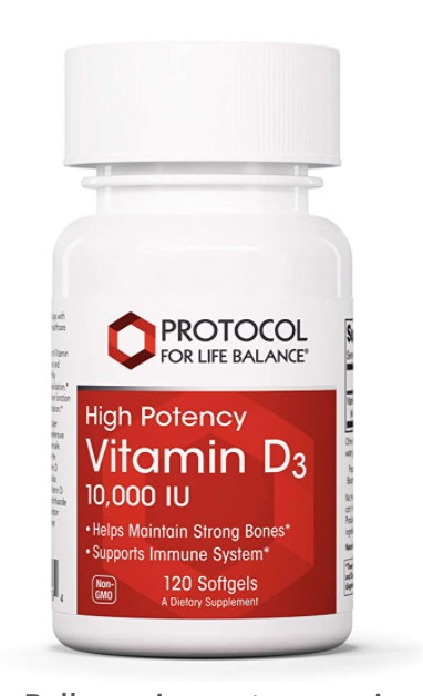 Protocol for Life Vitamin D3 10,000 IU (120 Softgels)