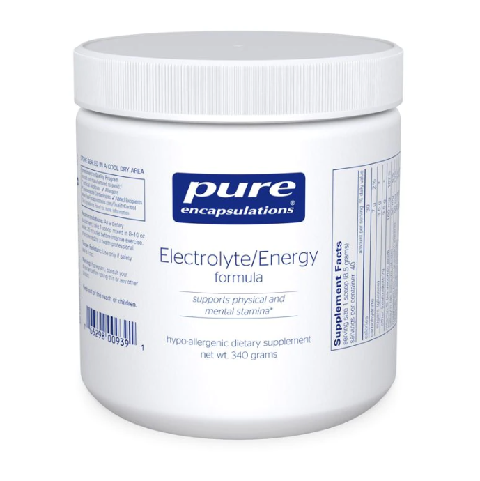 Pure Encapsulations Electrolyte/Energy Formula (340 grams powder)